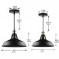 Industrial Retro Style Pendent Light Modern Lamp || Pendant Light (31 Cm Dia)