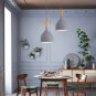 Vintage E27 LED Wood Pendent Light Modern Lamp || Ceiling Lamp | Pendant Lights