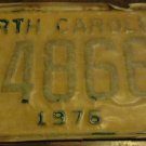 NOS 1976 North Carolina license plate E 48662 new old stock NOS 1976 North Carolina license plate E 48662 new old stock
