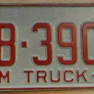 NOS 1973 North Carolina farm truck license plate FB 3906
