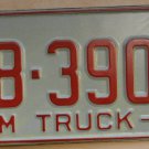 NOS 1973 North Carolina farm truck license plate FB 3907