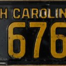 1948 North Carolina license plate CA 6764