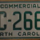 1992 North Carolina license plate AC 2660