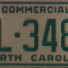 1990 North Carolina license plate AL 3481