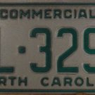 1990 North Carolina license plate AL 3295