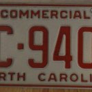 1989 North Carolina license plate AC 9406