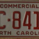 1989 North Carolina license plate AC 8416