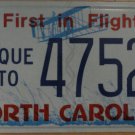 2014 North Carolina antique auto license plate 47529