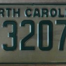 NOS 1978 North Carolina license plate D 32077 new old stock