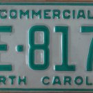 2000 North Carolina license plate CE 8179