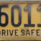 1954 North Carolina license plate R 60110