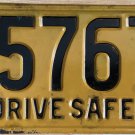 1954 North Carolina license plate X 57679