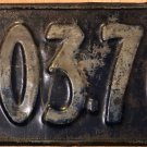 1925 North Carolina license plate 303 763