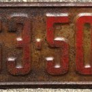 1927 North Carolina license plate 463 507 E