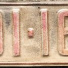 1927 North Carolina license plate 101 166 C