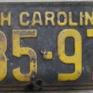 1944 North Carolina license plate 335 979 1944 North Carolina license plate 335 979
