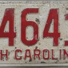 1951 North Carolina license plate N 46418