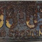 1950 North Carolina license plate 298 010