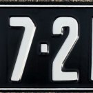 1927 North Carolina license plate 417 212 C     Ford Model T