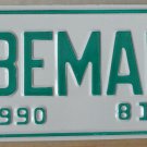 NOS 1990 Albemarle North Carolina city license plate 810