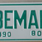 NOS 1990 Albemarle North Carolina city license plate 803