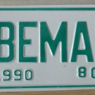NOS 1990 Albemarle North Carolina city license plate 802