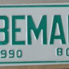 NOS 1990 Albemarle North Carolina city license plate 801