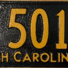 1931 North Carolina license plate X 5015