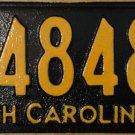 1931 North Carolina truck license plate 24848