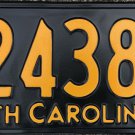 1931 North Carolina truck license plate 52438