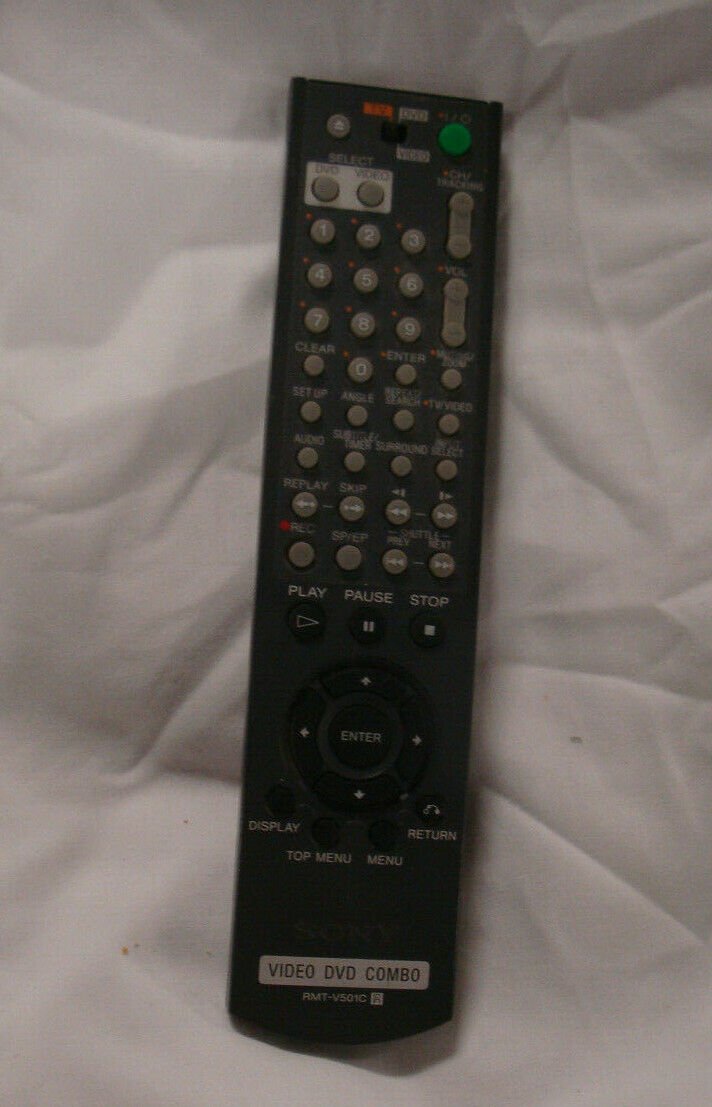 Factory Original Sony Remote RMT-V501C DVD/VCR for SLV-D350P SLV-D370P SLV-D550P