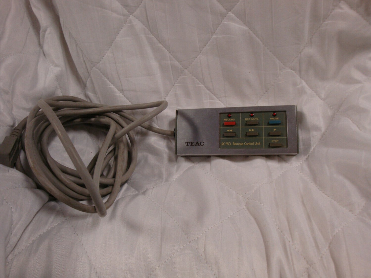 Teac RC-90 Remote Control Unit for X-7/10/700/1000M C-1/2/3x/3RX 122 Tape Deck