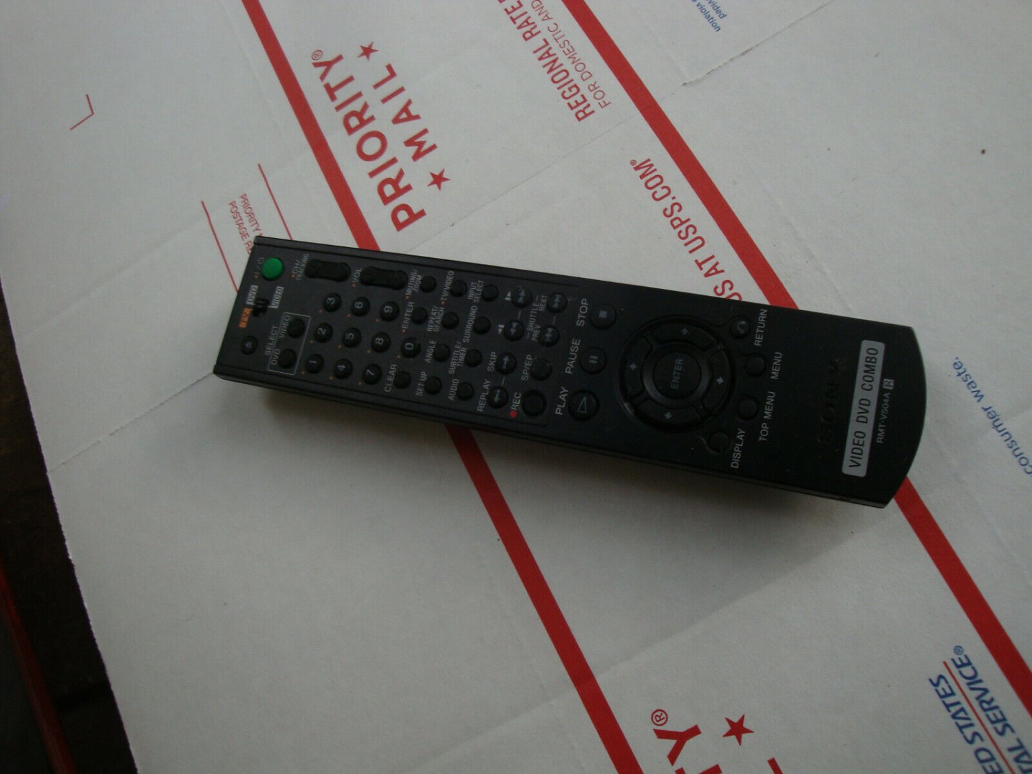 Sony RMT-V504A Remote Control DVD VCR Combo SLV-D271P SLV-D370P SLV-D360P TESTED