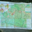 LAMINATED 1990 Soviet Military Topographic Map of Belarus 1:600000 Cyrillic