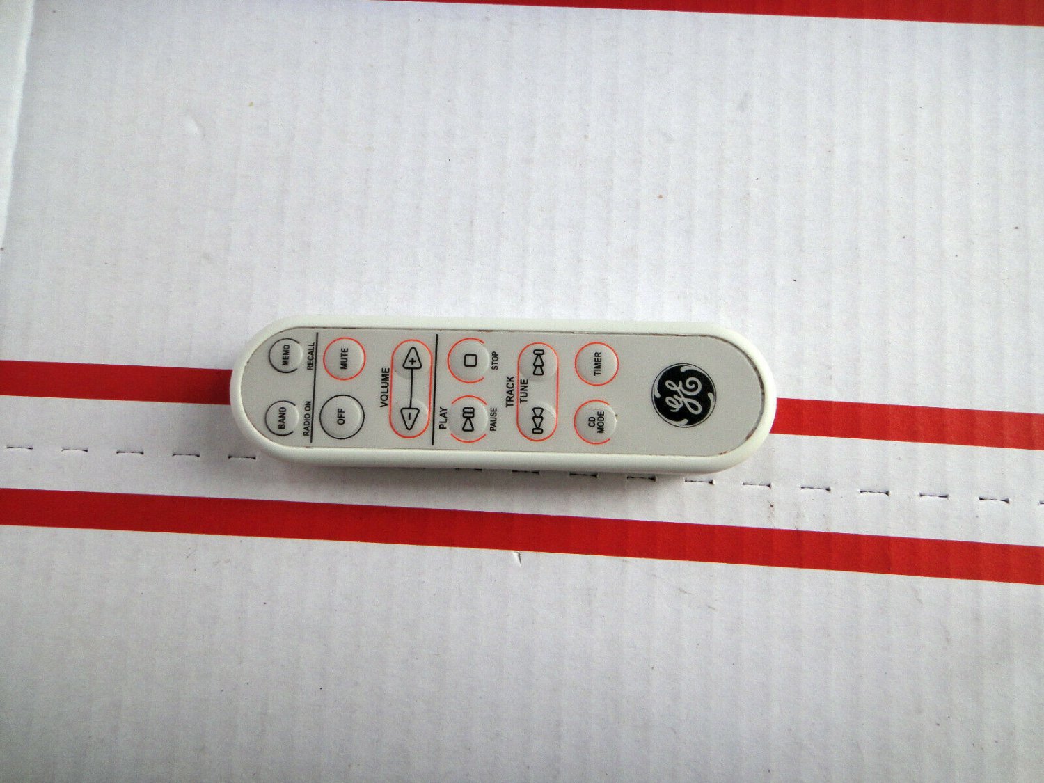 GE Remote Control FOR Under Cabinet Kitchen Radio CD Player