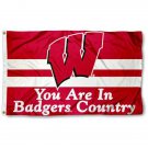 Wisconsin Badgers 3x5 ft Digital Printing