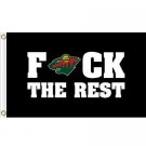 Minnesota Wild flag the rest Polyester 3x5 ft