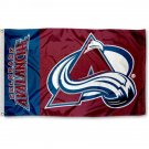 Colorado Avalanche flags 3x5 ft 100D