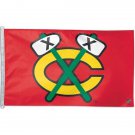 Chicago Blackhawks Tomahawk Flag 3x5 ft 100D