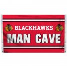 Chicago Blackhawks Man Cave Flag 3x5 ft