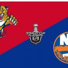 Florida Panthers vs New York Islanders divided flag 3x5 ft