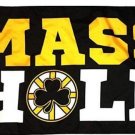 Mass Hole Black and Gold Flag 3x5 ft