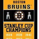 Boston Bruins flag 3x5 ft Banner 100D Polyester Flag