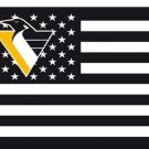 Pittsburgh Penguins USA flags with star and stripe 3x5 ft
