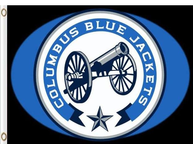 Columbus Blue Jackets Column Flag 3x5 ft Polyester grommets flag