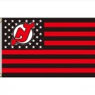 New Jersey Devils star and stripe 3x5 ft flag