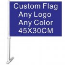 Custom Car Flag 30x45cm - Any logo any color
