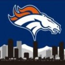 Denver Broncos Blue Skyline flag Banner 3x5 ft