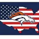 Denver Broncos American Banner Flag 3x5 ft