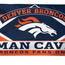 Denver Broncos Man Cave Banner Flag 3x5 ft